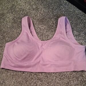 Torrid Lilac Ribbed Bra for Women